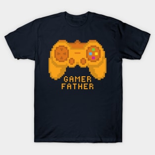 Gamer Father Golden Edition Joystick T-Shirt